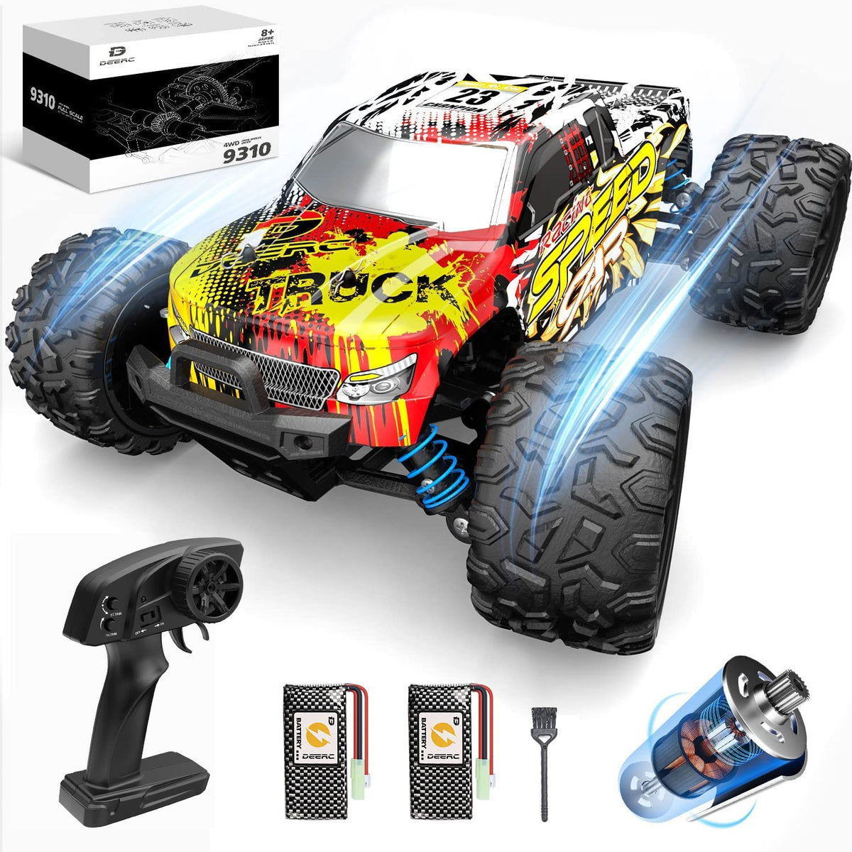 Deerc sale 1:12 Scale 4WD Off Road Rock Crawler Remote Control Car NC23798