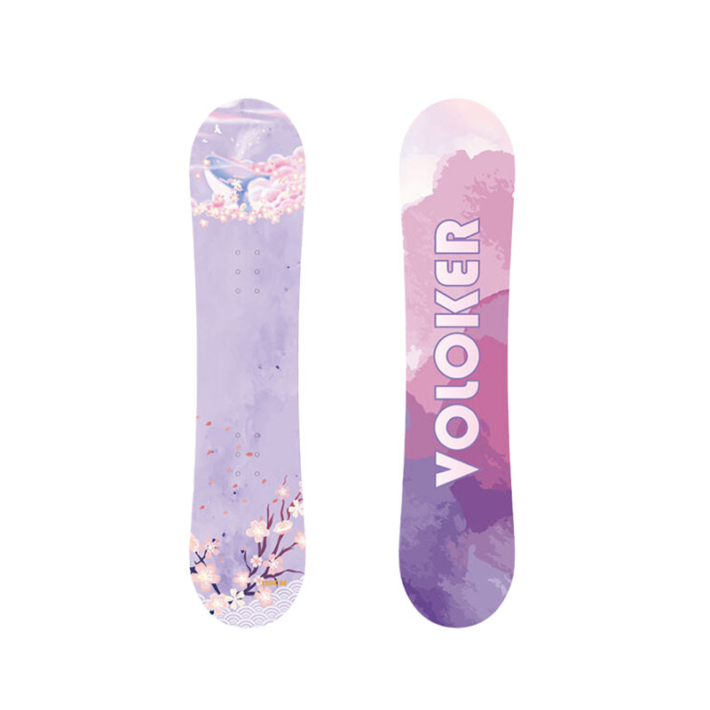 Snowboard snowboard winter ski resort flat flower board winter carving wild snow adult ski equipment ski suit