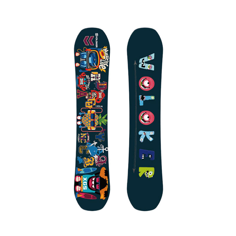 Snowboard snowboard winter ski resort flat flower board winter carving wild snow adult ski equipment ski suit