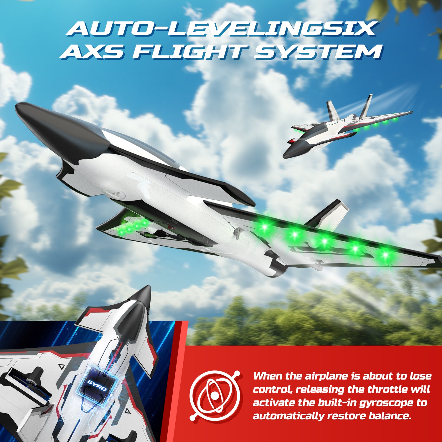 2026 Upgraded RC Stunt Jet – Skyriders Fighter Toy With 360 Flips Led Lights Remote Control Foam Airplane 2026 Upgraded RC Stunt Jet – Skyriders Fighter Toy With 360 Flips Led Lights Remote Control Foam Airplane