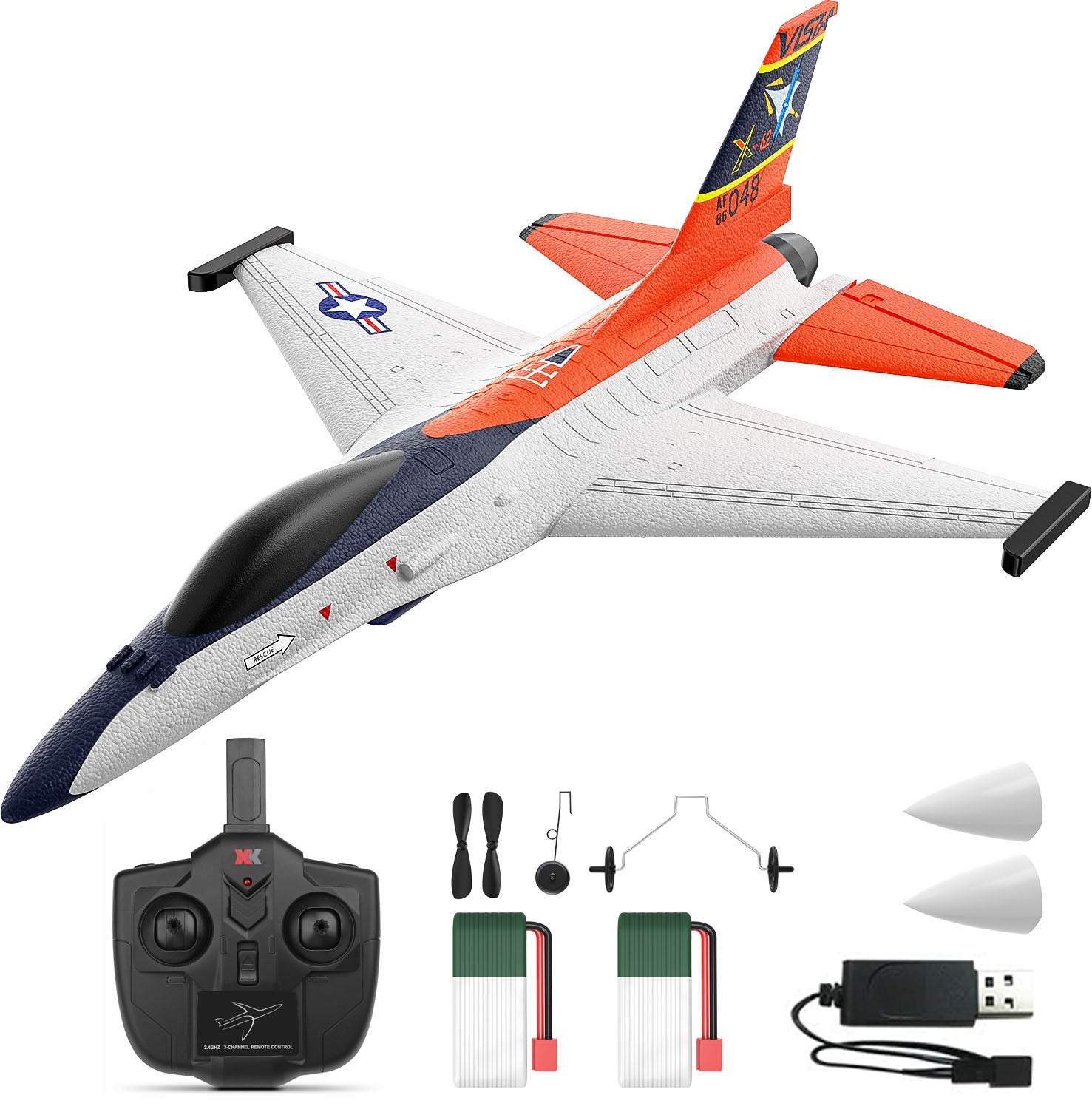 DEERC RC fighter jet airplane category for B2B and wholesale orders
