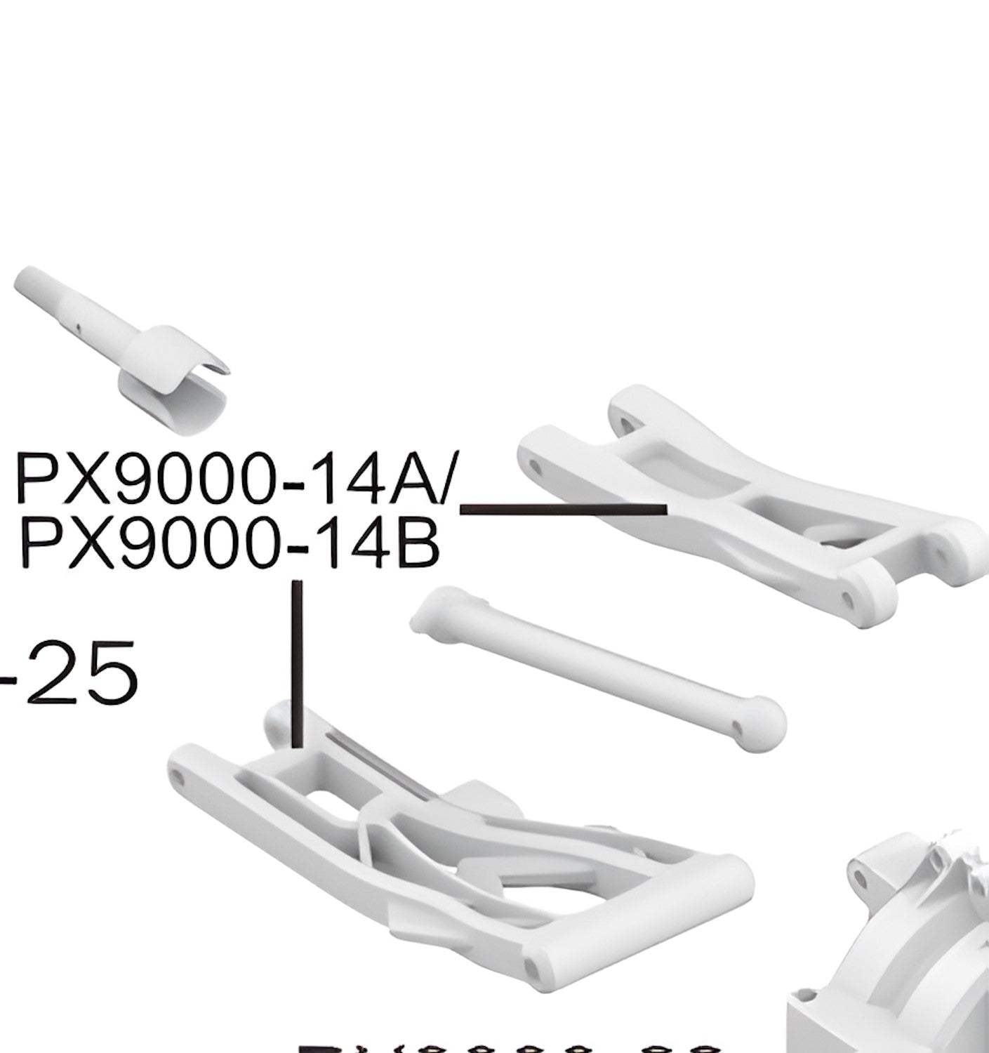 DEERC 9000E/001E RC Car Accessories