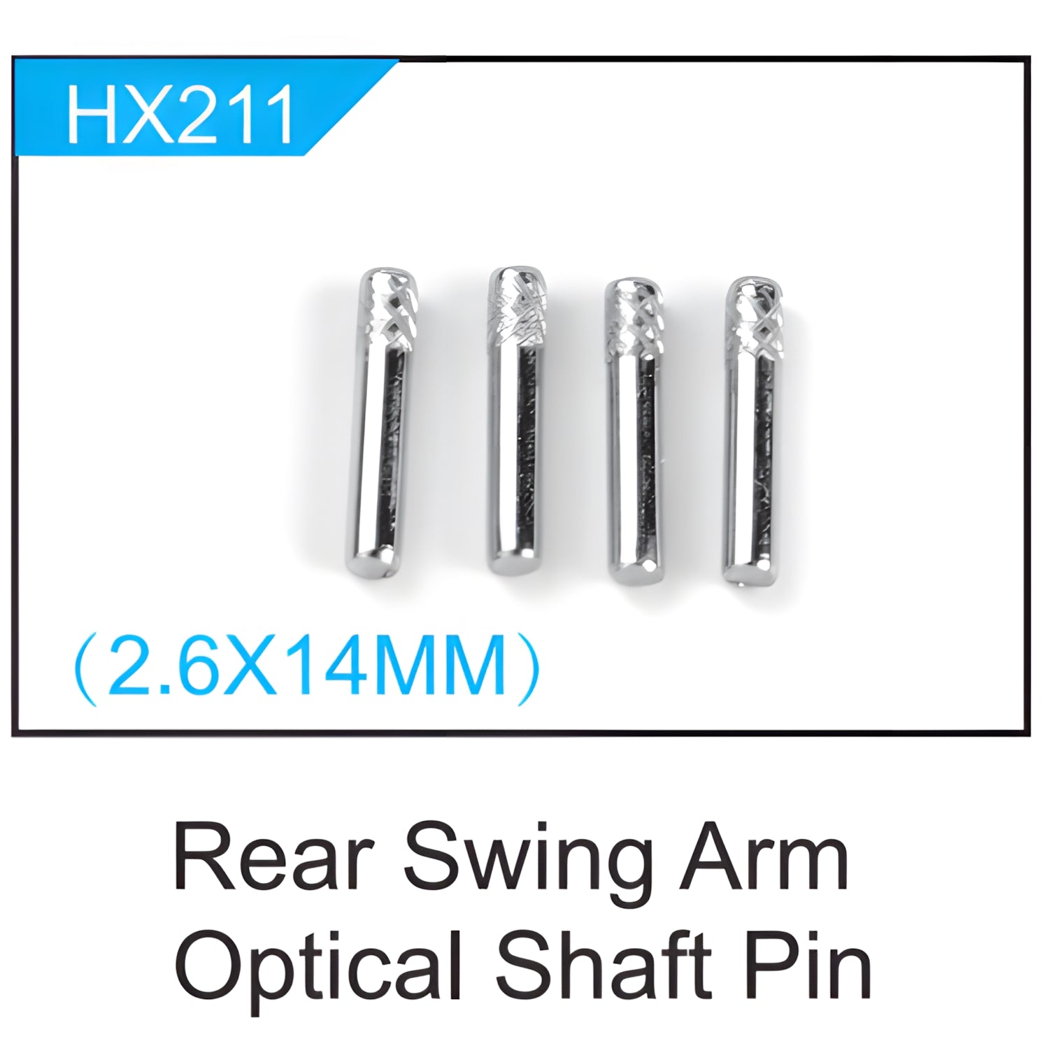 DEERC 8618 RC Car Rear Swing Arm Optical Shaft Pins (HX211)
