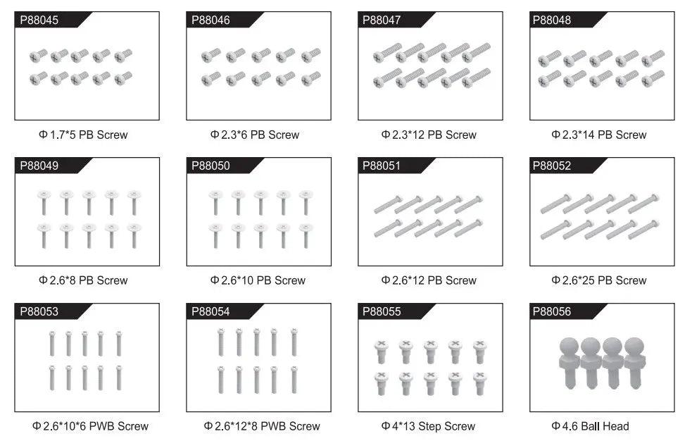 DEERC 9000E/001E RC Car Accessories