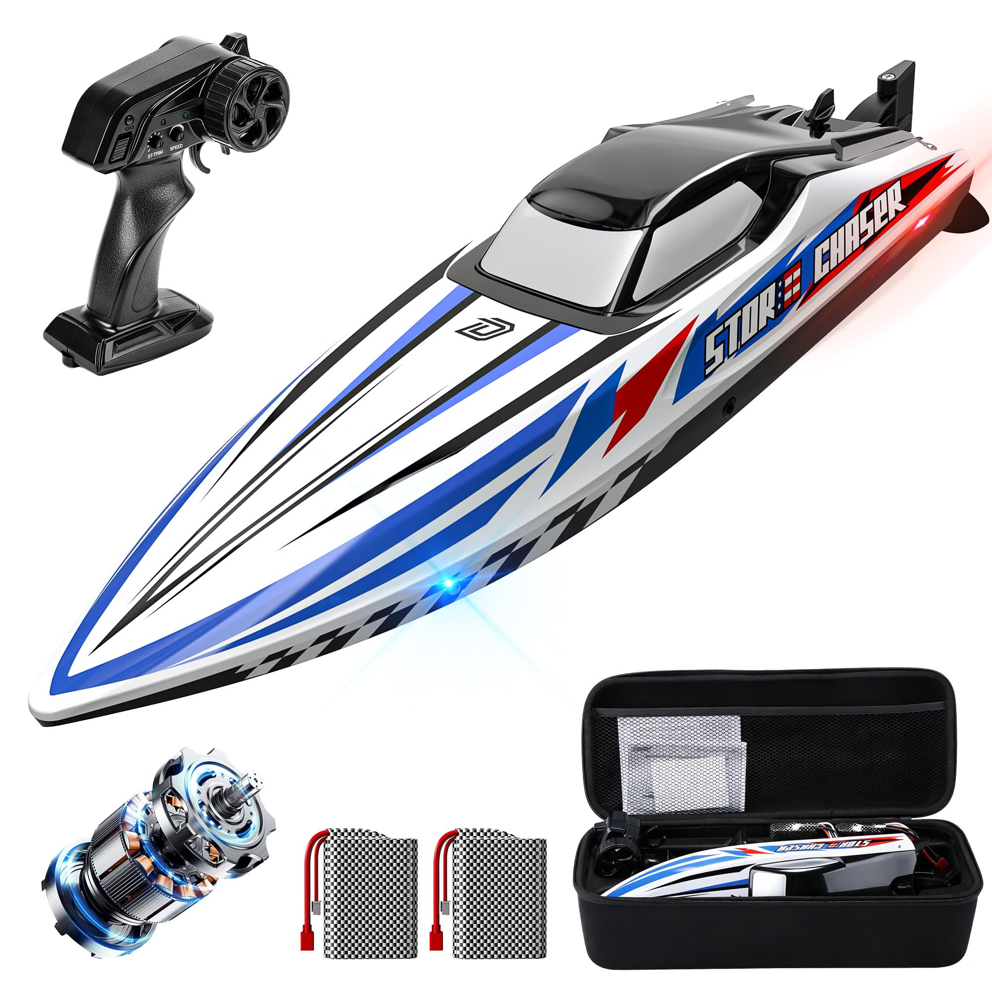 DEERC HJ818 16 inch Brushless RC Boat
