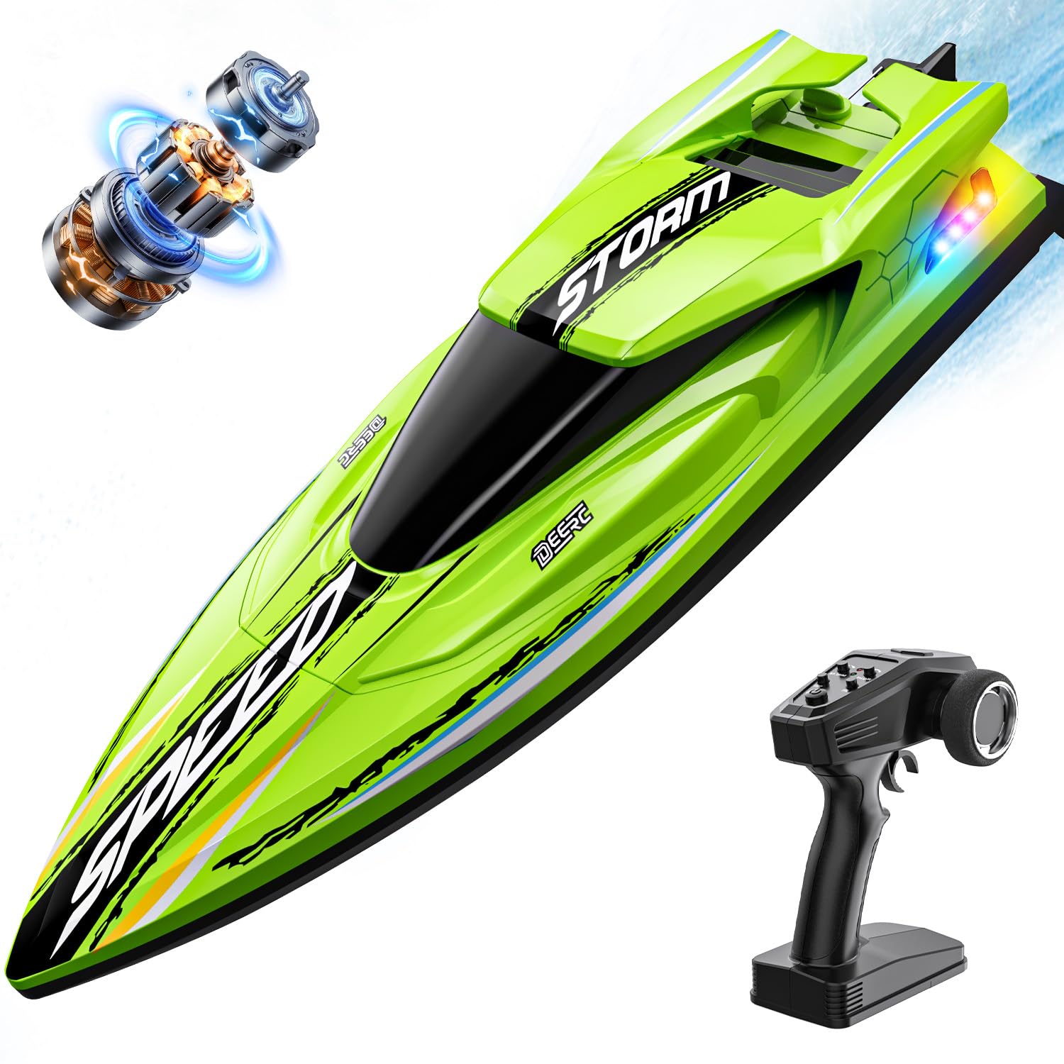 DEERC S7 Fast Brushless RC Boat