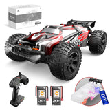 DEERC 9206E DIY Extra Shell 1:10 Scale Large RC Cars,48+ KM/H Hobby Grade  High Speed Remote Control Car for Adults Boys,All Terrain 4WD 2.4GHz Off  Road Monster RC Truck with 2